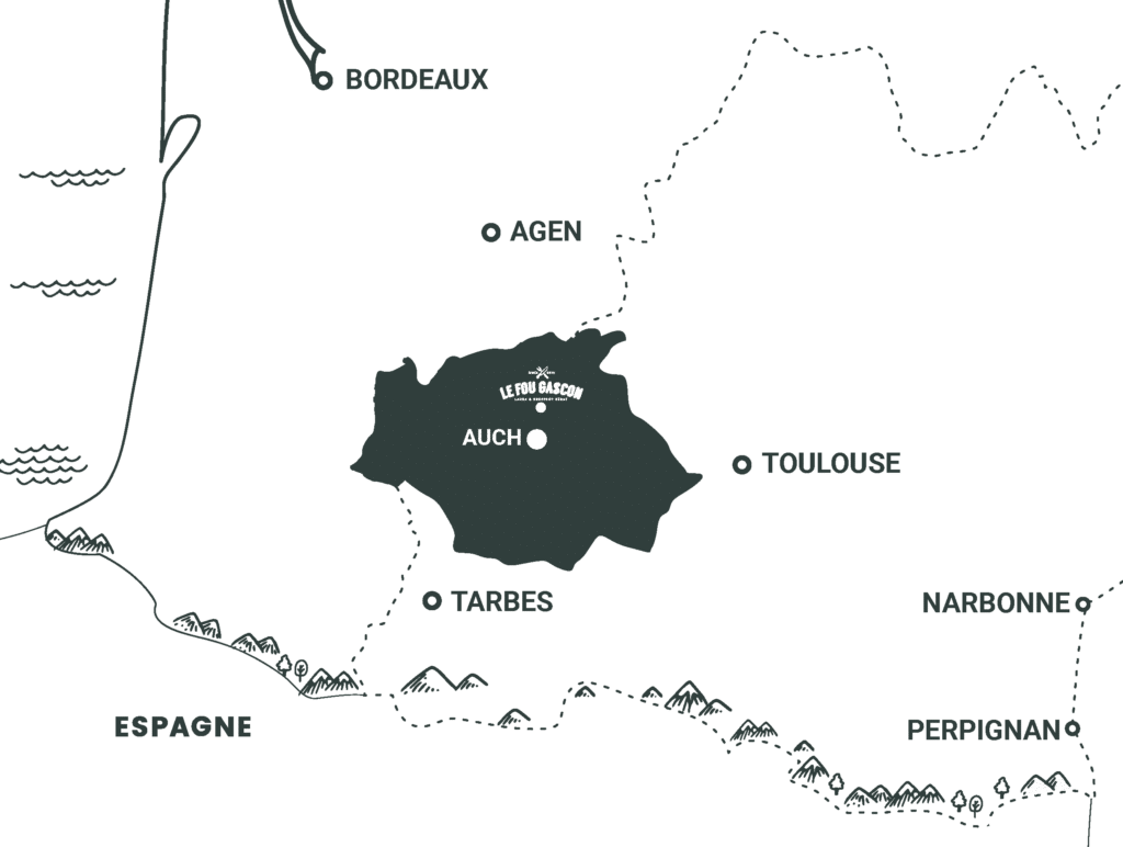 Le Fou Gascon is located in the Gers, in the heart of Gascony, a peaceful and unspoilt region in South-West France. Perfect wedding